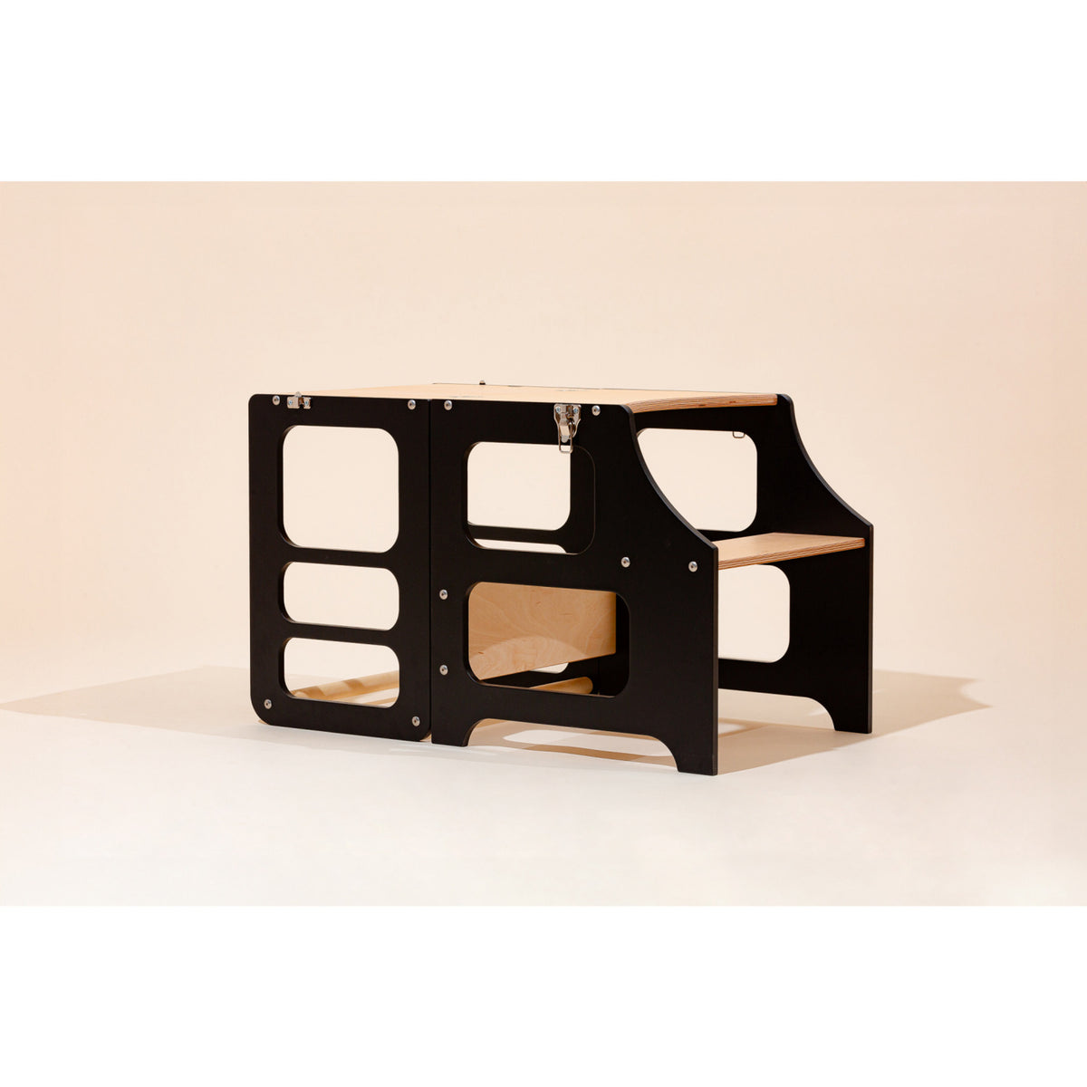 Duck Woodworks Black Foldbar EC Læringstårn