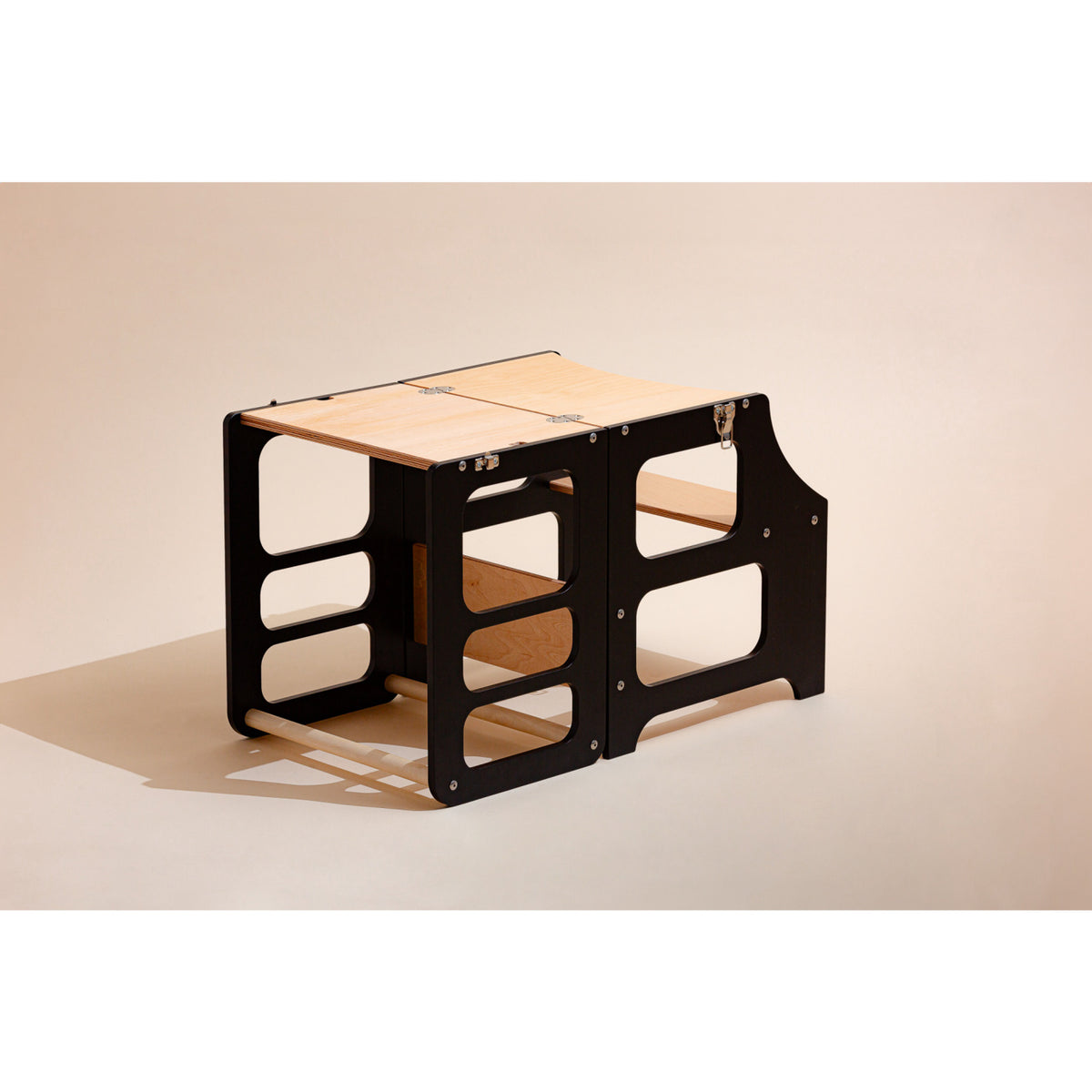Duck Woodworks Black Foldbar EC Læringstårn