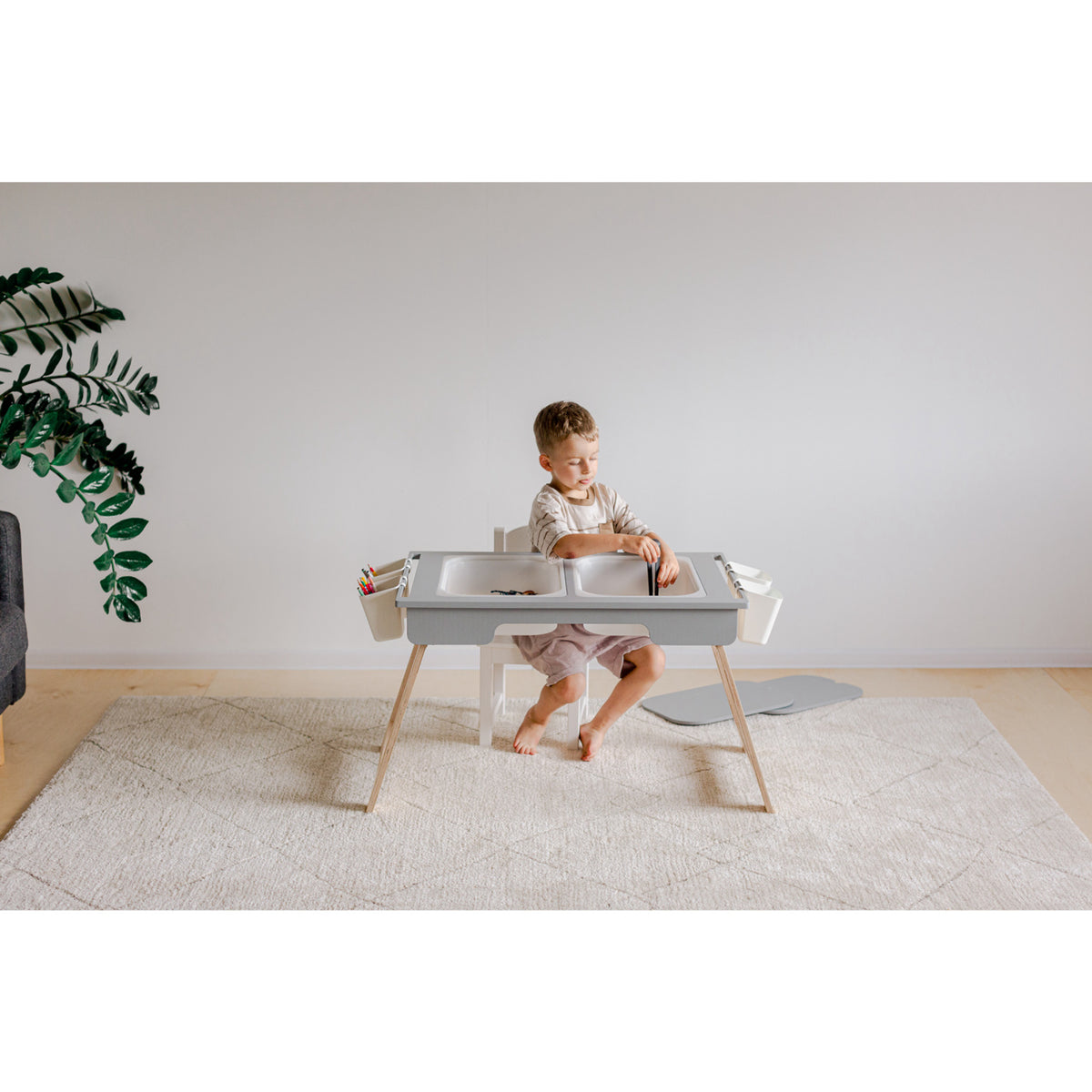 Duck Woodworks Grey Sensory Bord Med 2 Boxes Included