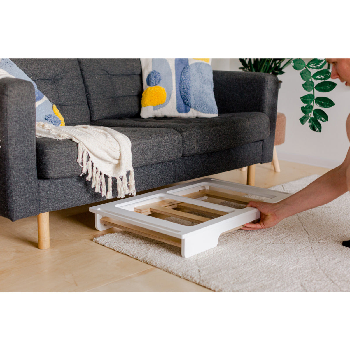 Duck Woodworks White Sensory Bord Med 2 Boxes Included