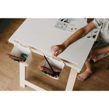 Duck Woodworks White Sensory Bord Full Surface
