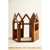Duck Woodworks Honey Glaze Zig Zag House Plus