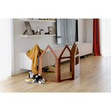 Duck Woodworks Honey Glaze Zig Zag House Plus