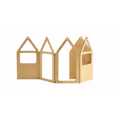 Duck Woodworks Natural Zig Zag House Plus