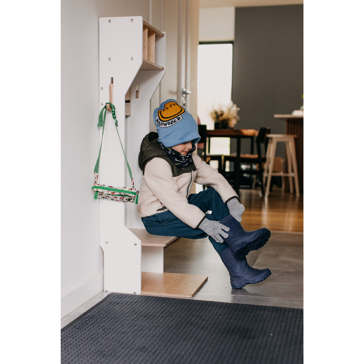 Duck Woodworks White Garderobeskab Outerwear