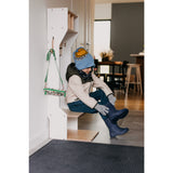 Duck Woodworks White Garderobeskab Outerwear