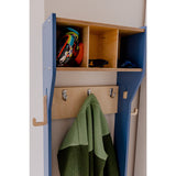 Duck Woodworks Blue Garderobeskab Outerwear