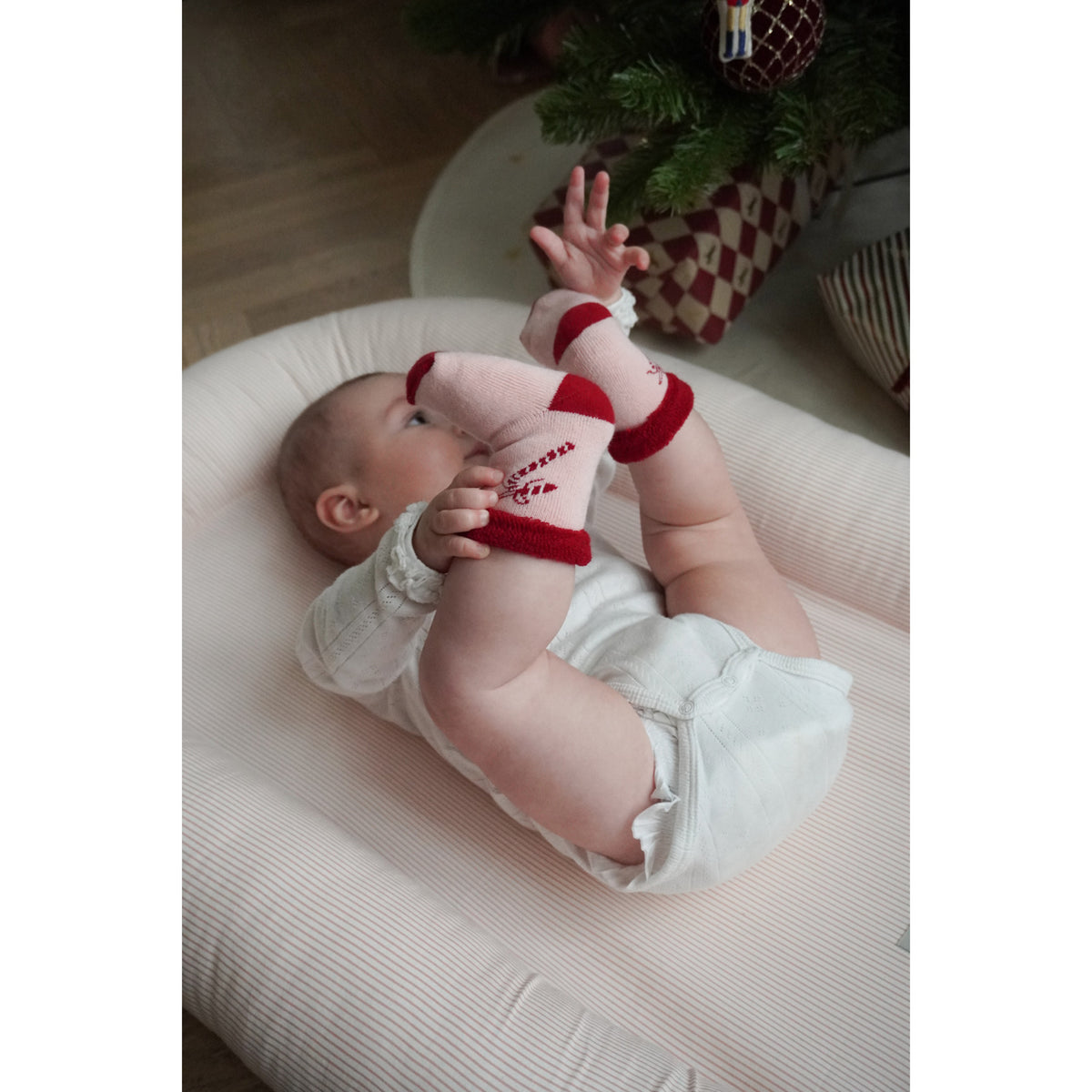 Cam Cam Copenhagen Classic Stripes Rose Baby Nest