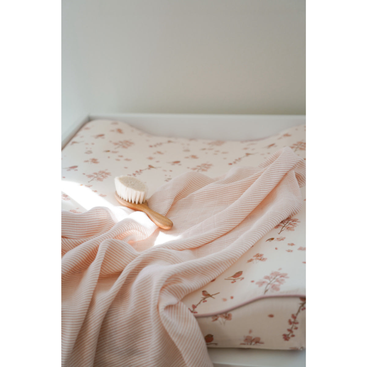 Cam Cam Copenhagen Classic Stripes Rose Muslin Cloth 3-Pak
