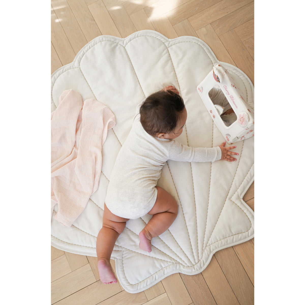 Cam Cam Copenhagen Classic Stripes Rose Muslin Cloth 3-Pak