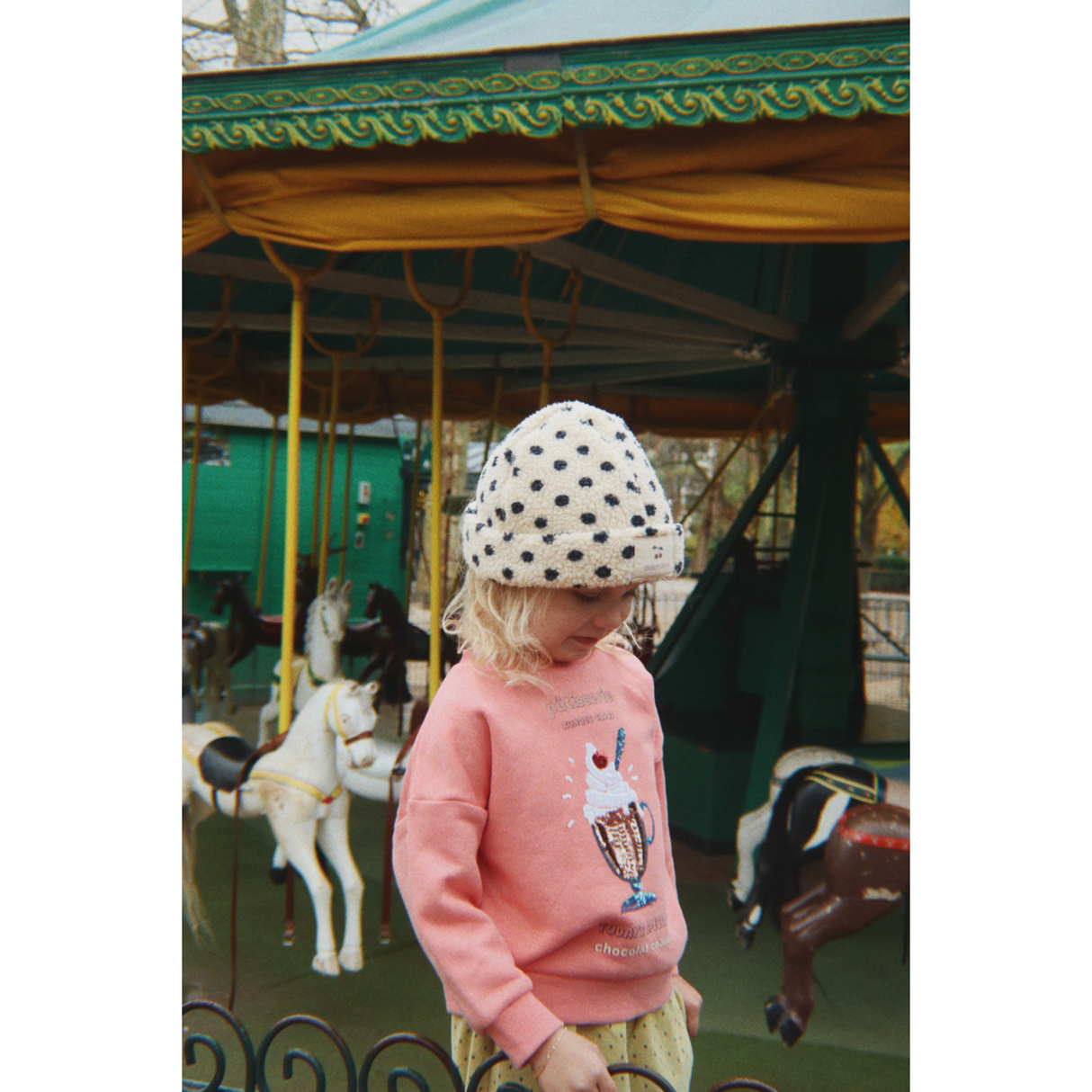 Konges Sløjd Peach Blossom Lou Paliet Sweatshirt Gots
