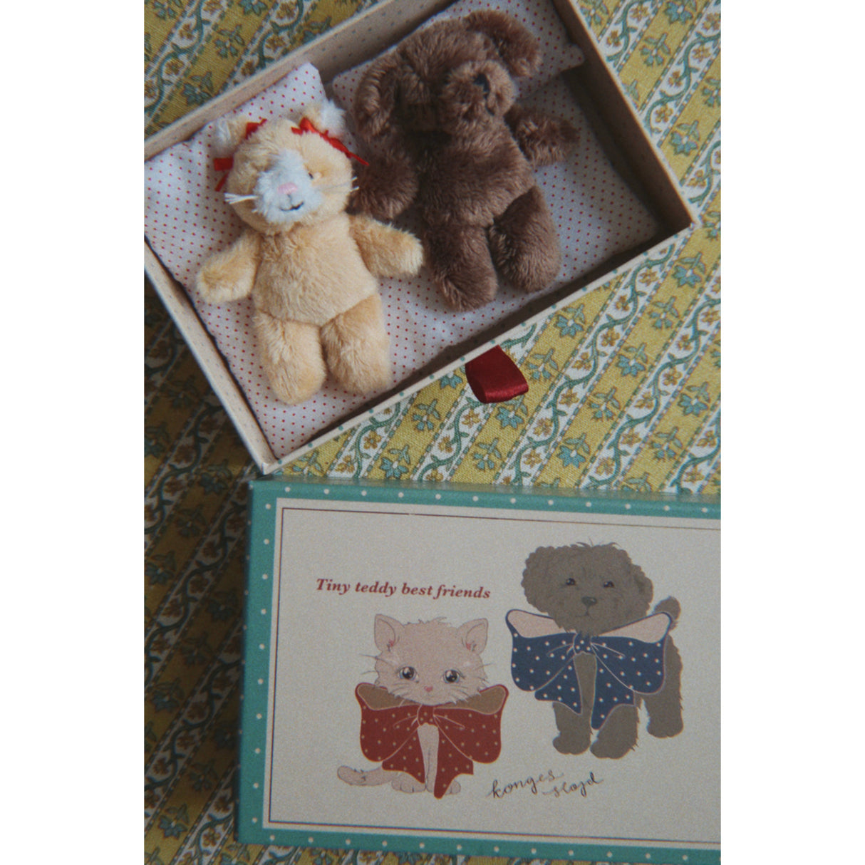 Konges Sløjd Green Stripe Tiny Bamse Best Friends