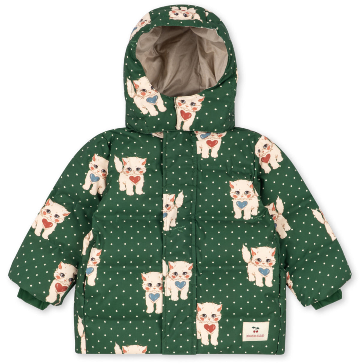 Konges Sløjd Dot Miao Verde Magnum Down Jakke Print Grs
