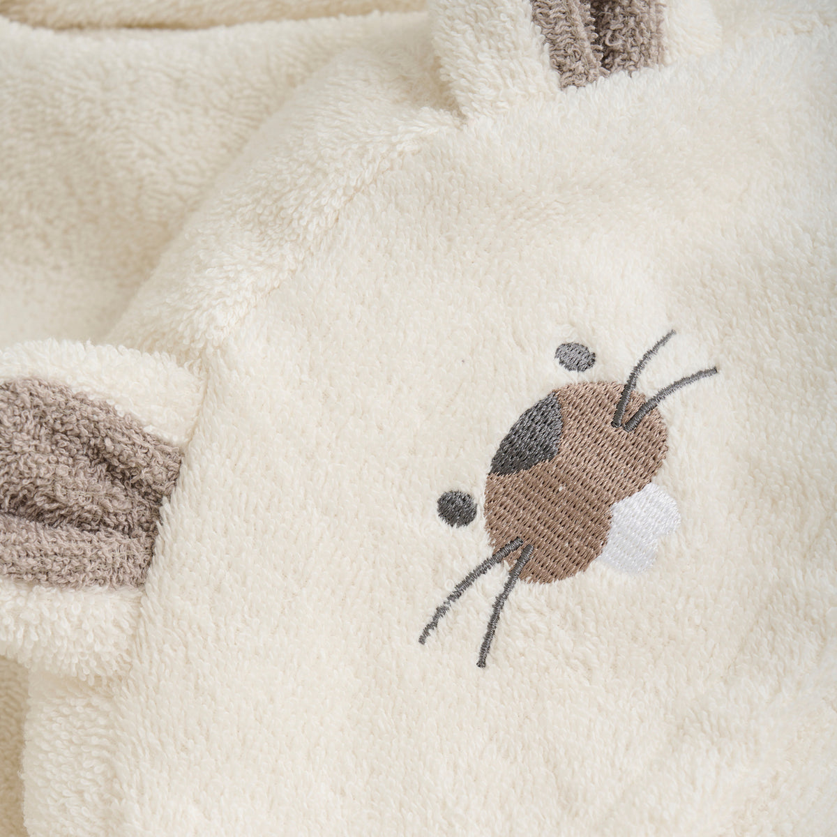 Pippi Egret Hooded Bath Robe