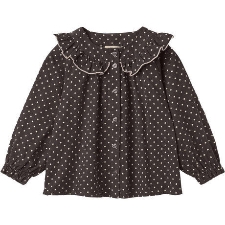 Fliink Coffee Bean Dot Dolly Dot Bluse