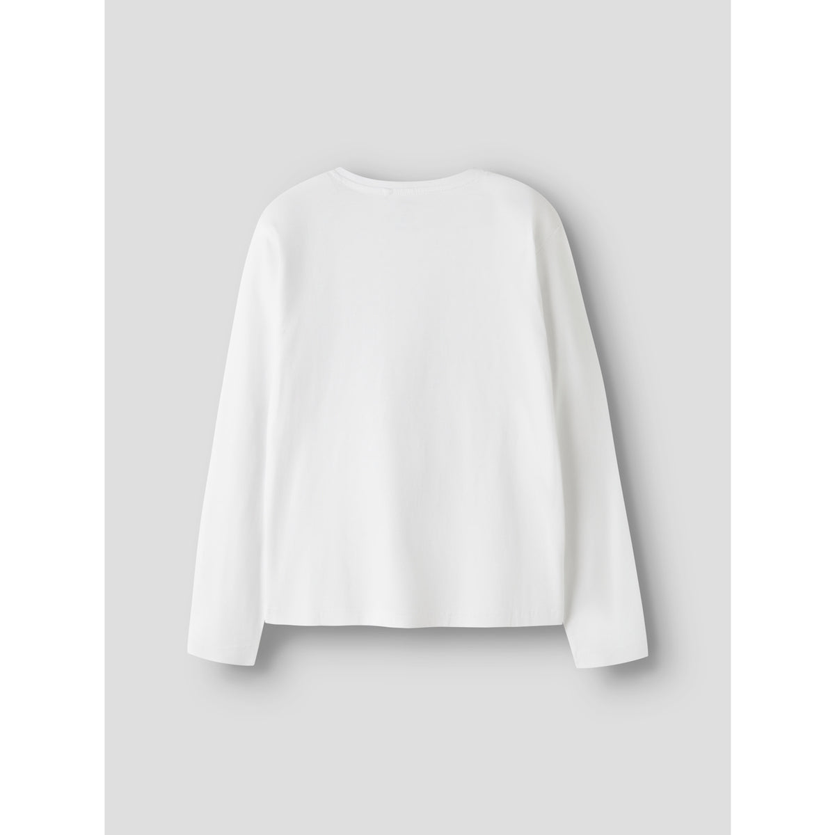 Name It Bright White Leo Bow Nkfveen Ls Nreg Top