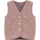 Huttelihut Deauville Mauve Vest Uld Emb. M/ Lining