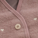 Huttelihut Deauville Mauve Vest Uld Emb. M/ Lining