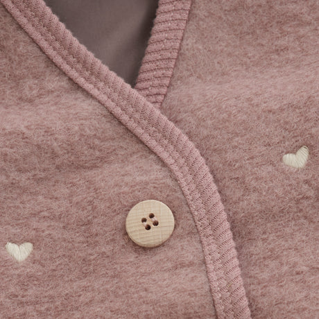 Huttelihut Deauville Mauve Vest Uld Emb. M/ Lining