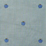 Flöss Light Blue Apple Gingham Ellis Dyne + Pude Junior