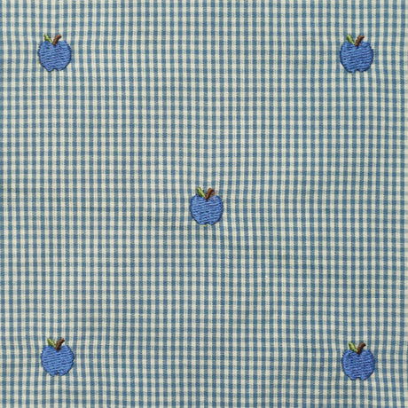 Flöss Light Blue Apple Gingham Ellis Dyne + Pude Junior