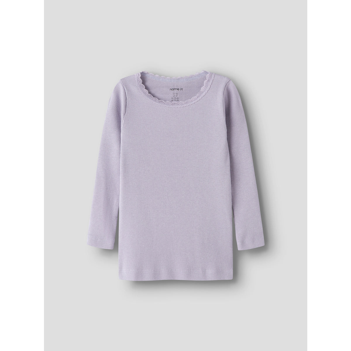Name It Lavender Gray Nmfkab Ls Top Noos