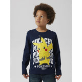 Name It Navy Blazer Nkmast Pokemon Ls Nreg Top Box Noos Sky