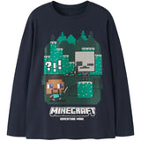Name It Navy Blazer Nkmac Minecraft Ls Nreg Top Box Noos Bfu