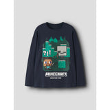 Name It Navy Blazer Nkmac Minecraft Ls Nreg Top Box Noos Bfu
