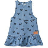 LIEWOOD Sweethearts / Denim Angelica Printed Denim Flæse Kjole