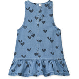 LIEWOOD Sweethearts / Denim Angelica Printed Denim Flæse Kjole