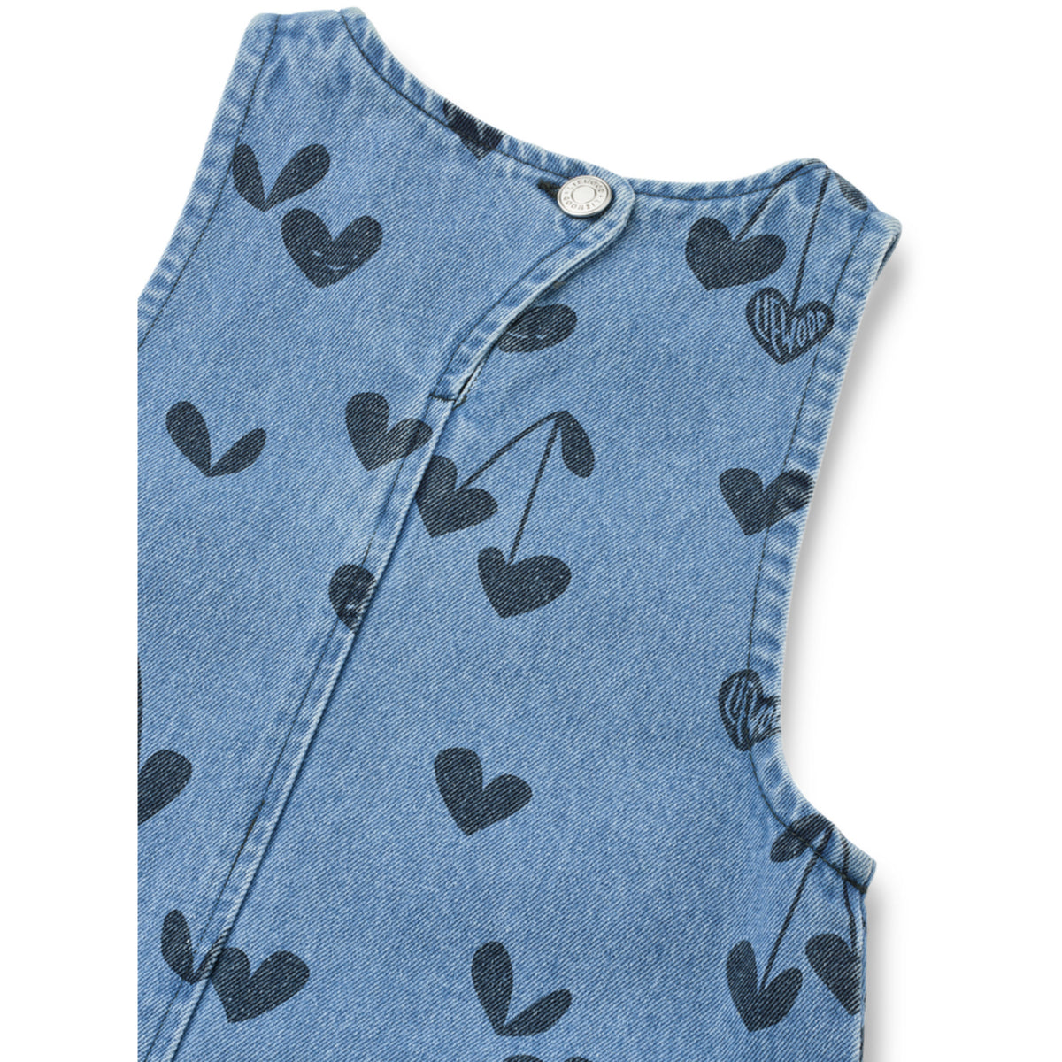 LIEWOOD Sweethearts / Denim Angelica Printed Denim Flæse Kjole