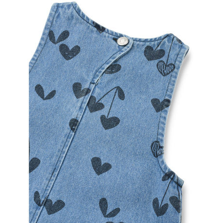 LIEWOOD Sweethearts / Denim Angelica Printed Denim Flæse Kjole