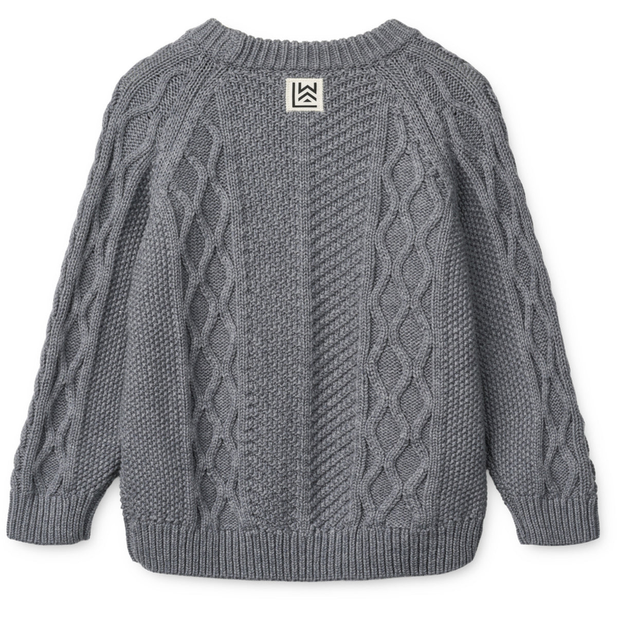 LIEWOOD Grey Melange Ari Bomuld Strik Jumper