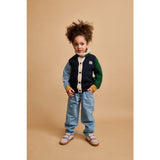LIEWOOD Classic Navy Multi Mix Thea Bomuld Strik Cardigan