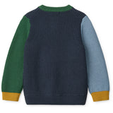 LIEWOOD Classic Navy Multi Mix Thea Bomuld Strik Cardigan