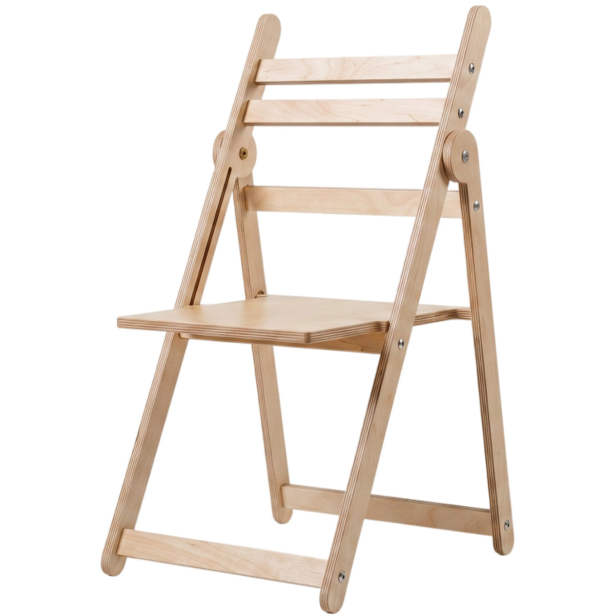 Duck Woodworks Natural Foldbar Stol