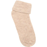 Minymo Sheer Bliss Melange Baby 2X2 Rib Uld Strømper 2-Pak