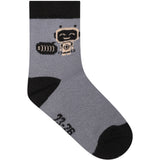 Minymo Blau Gray Strømper M/ Pattern (5-Pack)