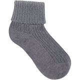 Minymo Blau Gray Baby 2X2 Rib Strømpe (3-Pack)