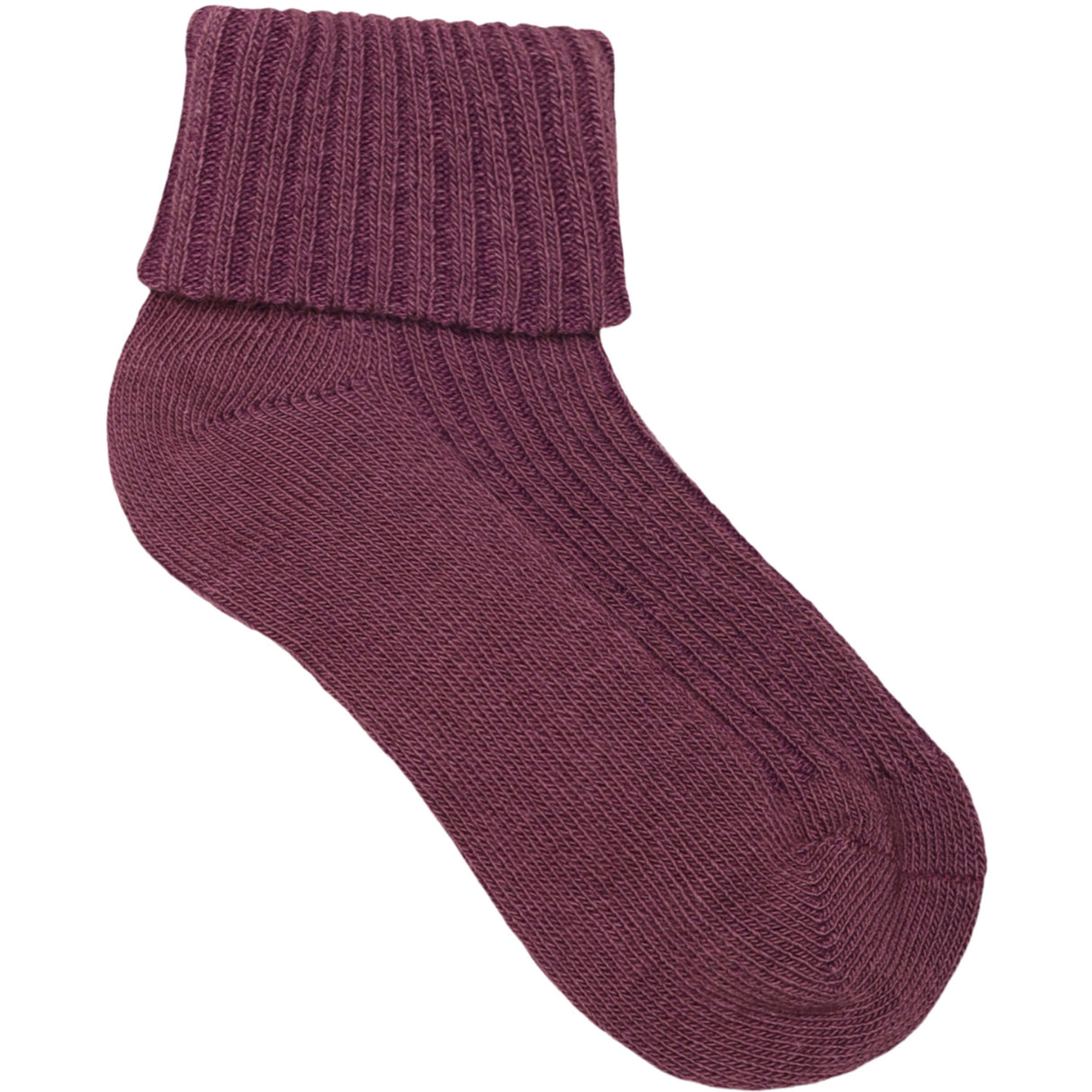 Minymo Elderberry Baby 2X2 Rib Strømpe (3-Pack)