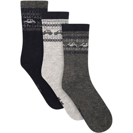 Minymo Navy Uld Strømper (3-Pack)