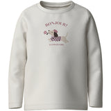Name It Cloud Dancer Nmfralinea Ls Top
