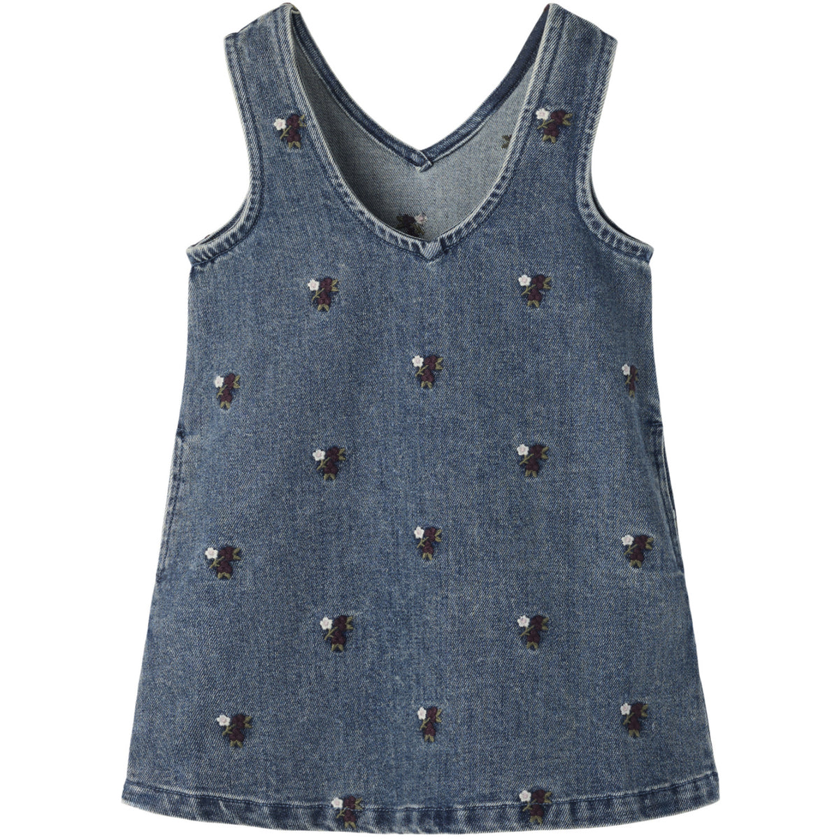 Lil'Atelier Dark Blue Denim Flower Emb Nmfroberta Dnm Spencer 6288-Se Lil