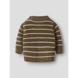 Lil'Atelier Teak Turtledove / Kelp Nbmemlen Rio Ls Strik Stripe Lil