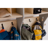 Duck Woodworks Grey Garderobeskab Outerwear Dobbelt