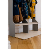 Duck Woodworks Grey Garderobeskab Outerwear Dobbelt