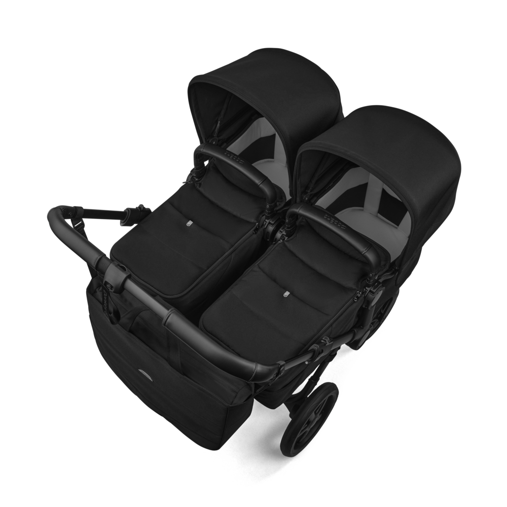 Bugaboo Donkey 6 Tvillingevogn Heritage Black Bundle