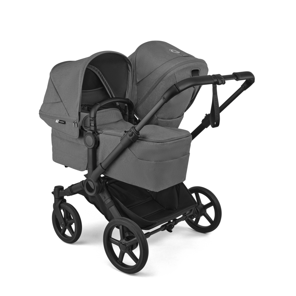 Bugaboo Donkey 6 Søskendevogn Moon Grey Bundle