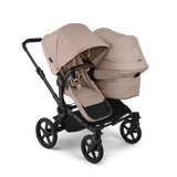 Bugaboo Donkey 6 Søskendevogn Desert Taupe Melange Bundle